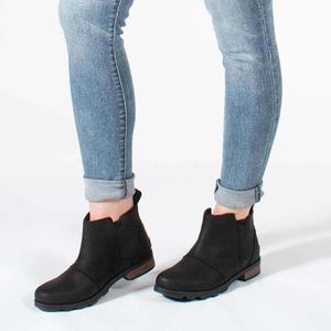 Sorel Black Ankle Booties